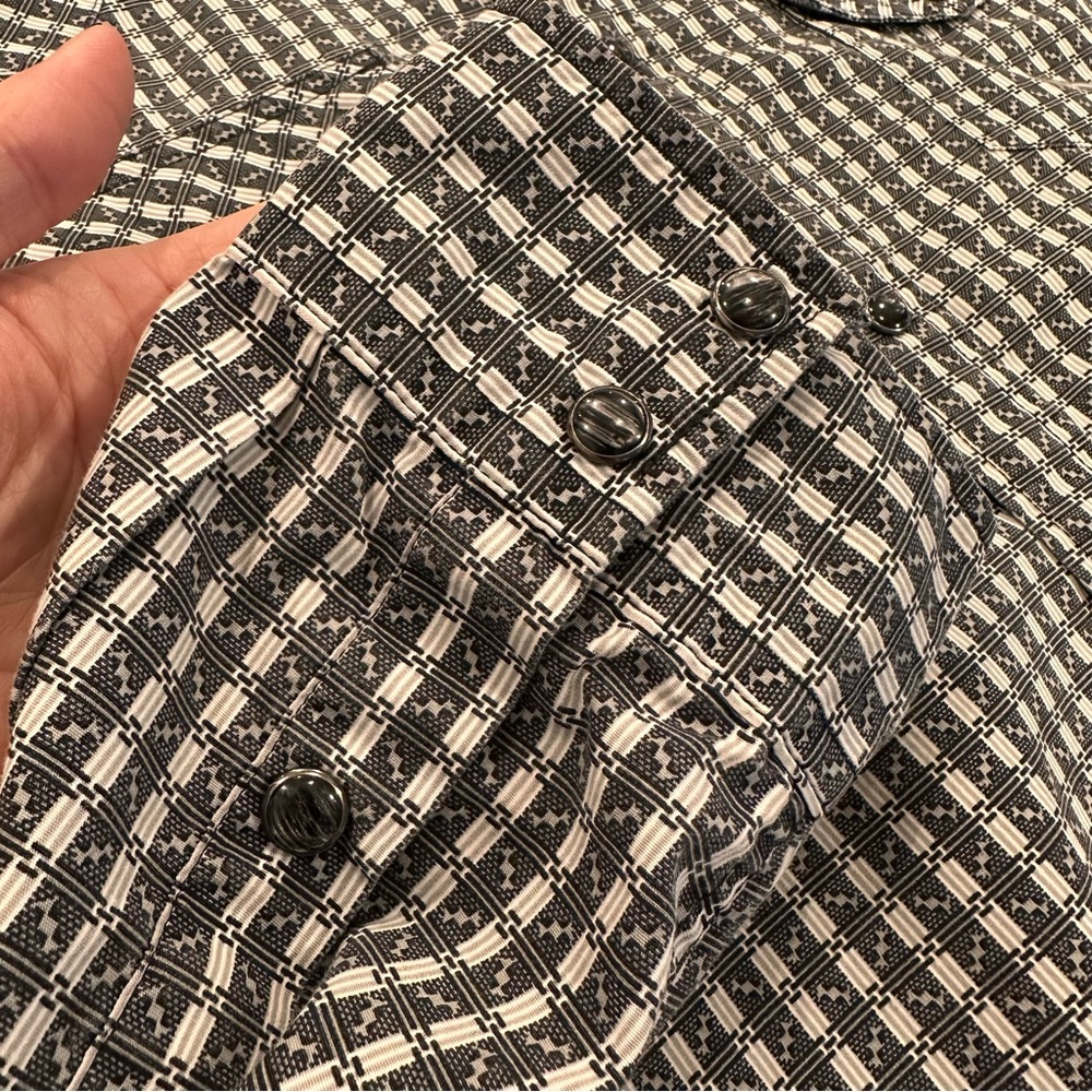 Gibson Trading Co Black Pearl Snap Western Shirt Mens XL Long Sleeve Plaid Rodeo - Picture 3 of 10